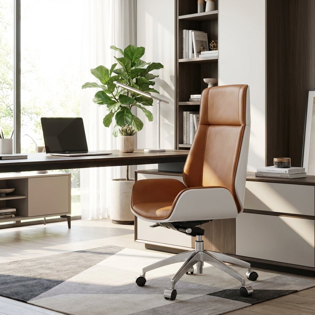 Cartagena Premium Two-Tone Leather Office Chair