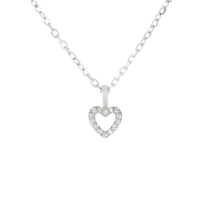 Collier Coeur en argent sterling
