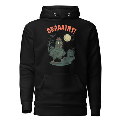 Halloween Zombie Chicken Bunny Hug Unisex (hoodie)