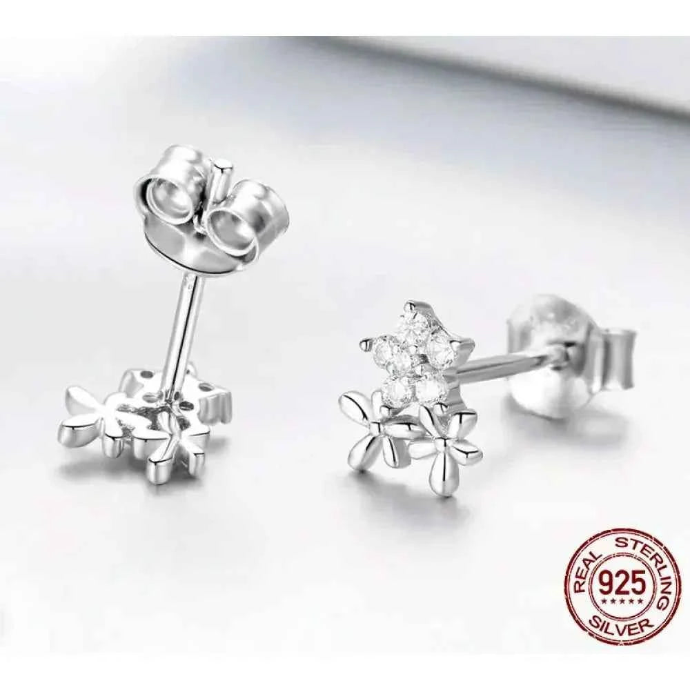 Dazzling Starry Night: 925 Silver Necklace & Ring Set With Cubic Zirconia