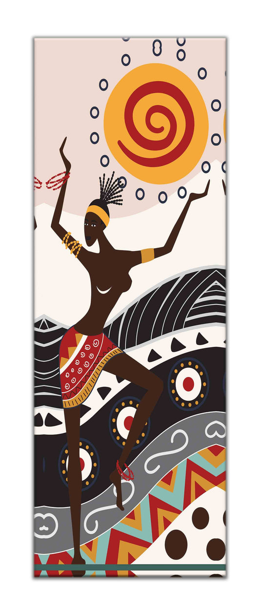 Fine Art- Leinwand Afrikanische Dame-WANDKUNST