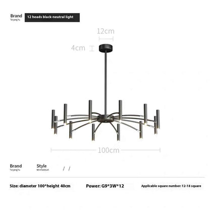 Nordic Style Lamps Simple Modern Net Red Chandelier Minimalist Creative