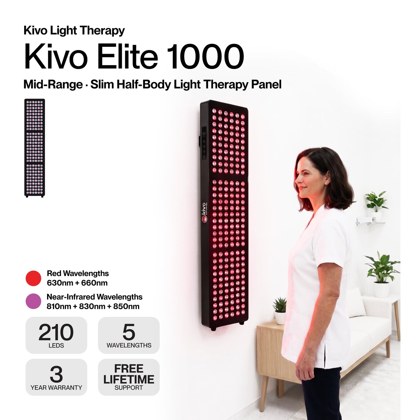 Kivo Pro 1000 Bundle: 2 x Pro 1000 & FREE Easel Stand