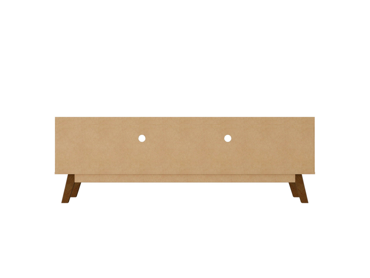 Malmo Modern 70.8" TV Stand with 2 Drawers - Black/Brown