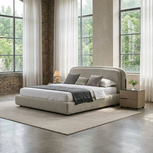 Fort-de-France King Bed with Matching Nightstands