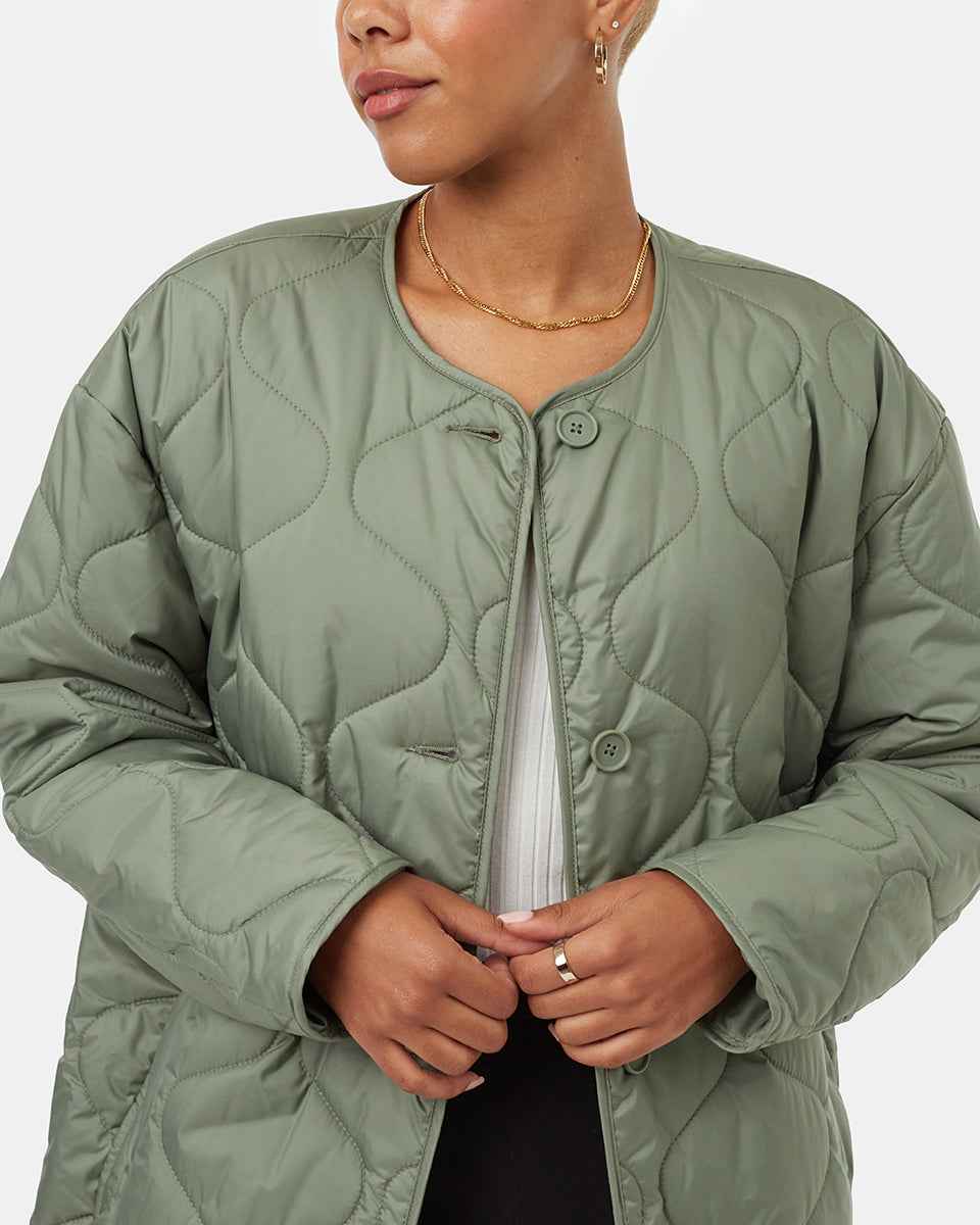 Quilted Cloud Shell Jacket