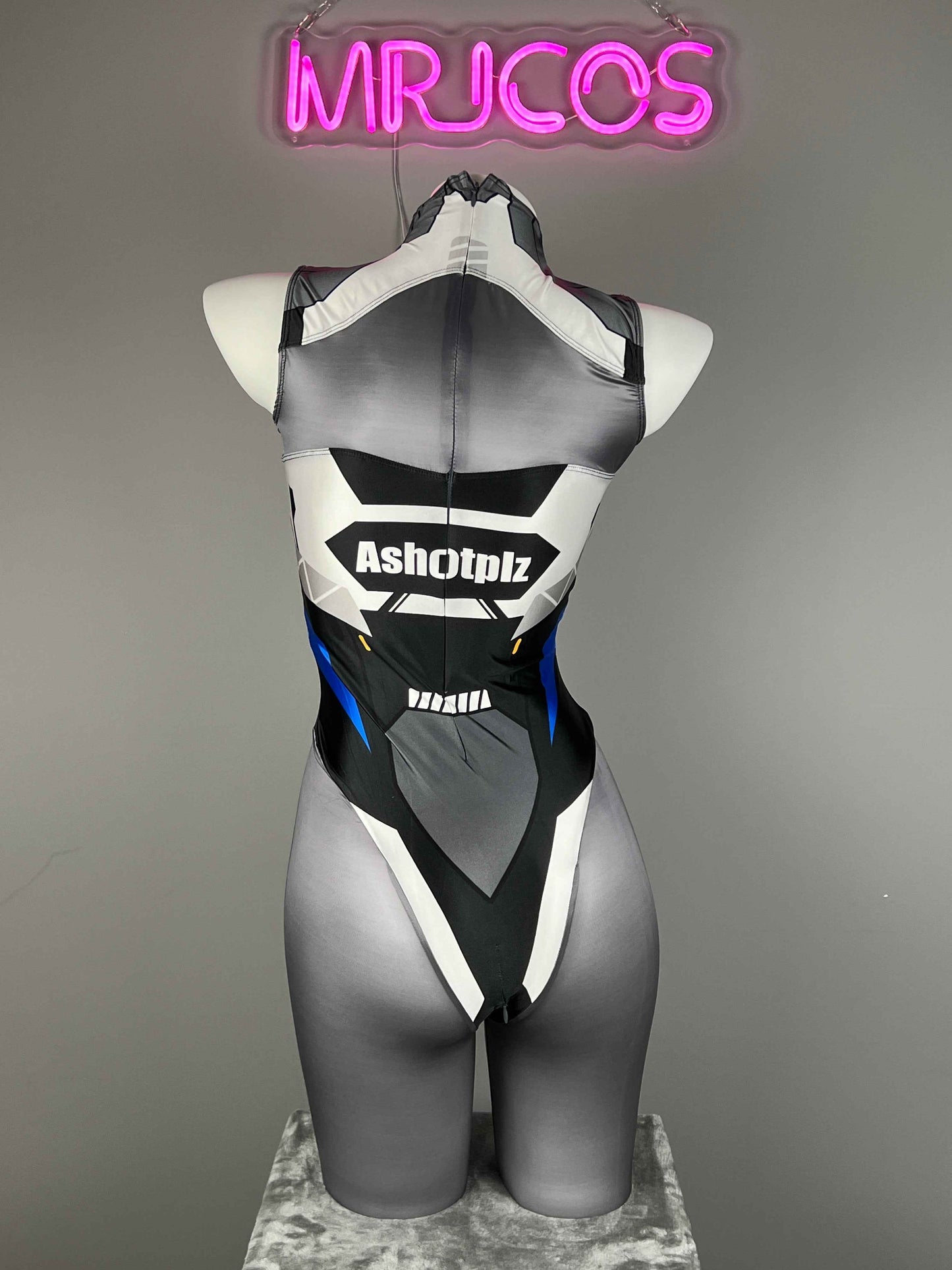 Anime Sci-Fi Spandex Cosplay Open Crotch Bodysuit Costume Lingerie Zentai
