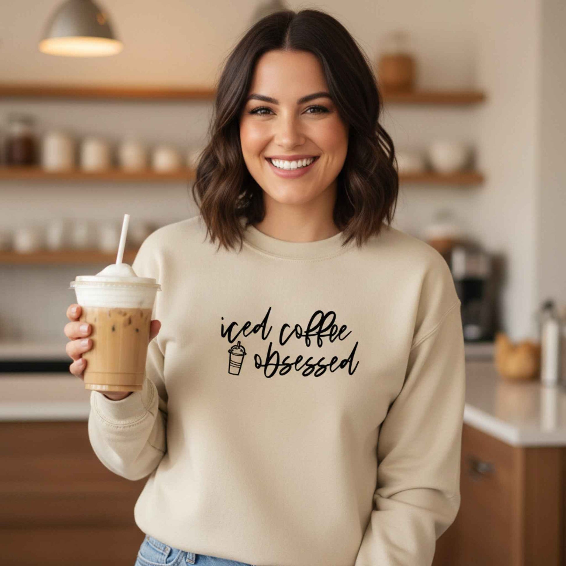 Iced Coffee Obsessed Sweatshirt