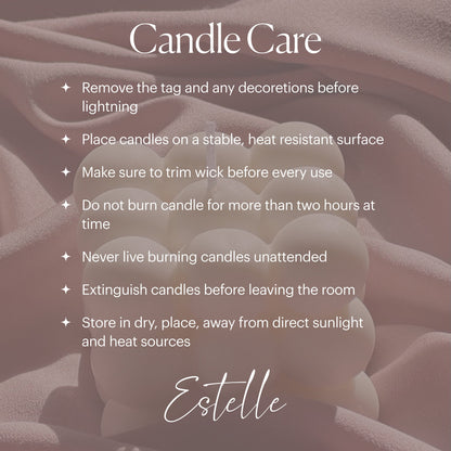 Snail Tail Soy Pillar Candle: Sculptural Home Decor