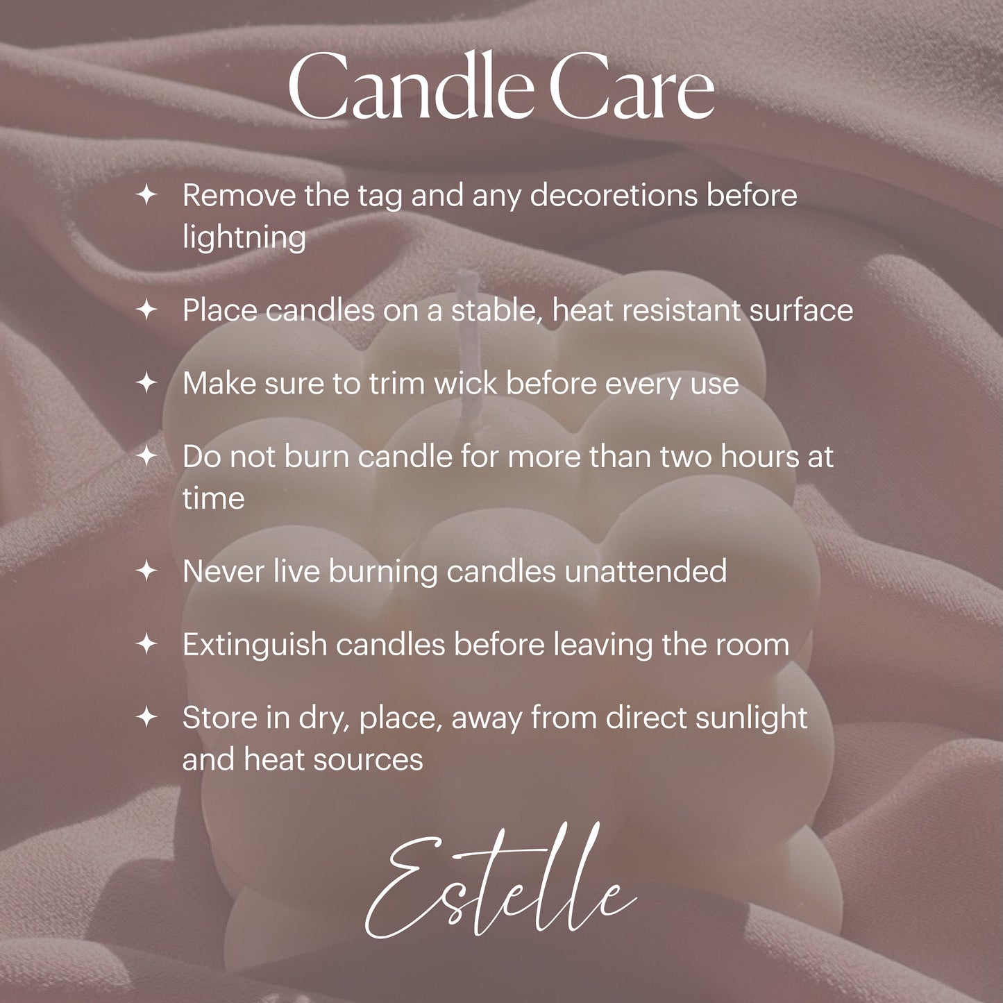 Sculptural Soy Pillar Candle: Minimalist Home Decor