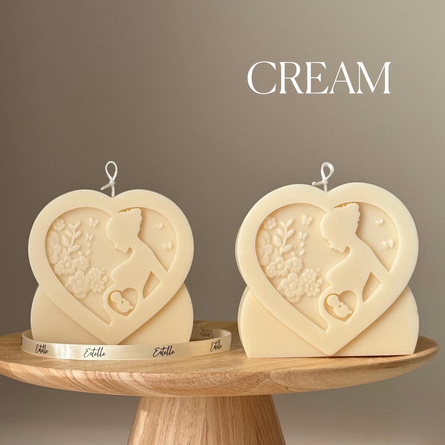 Mother's Love Soy Candle: Hand-Poured Sculptural Art Gift