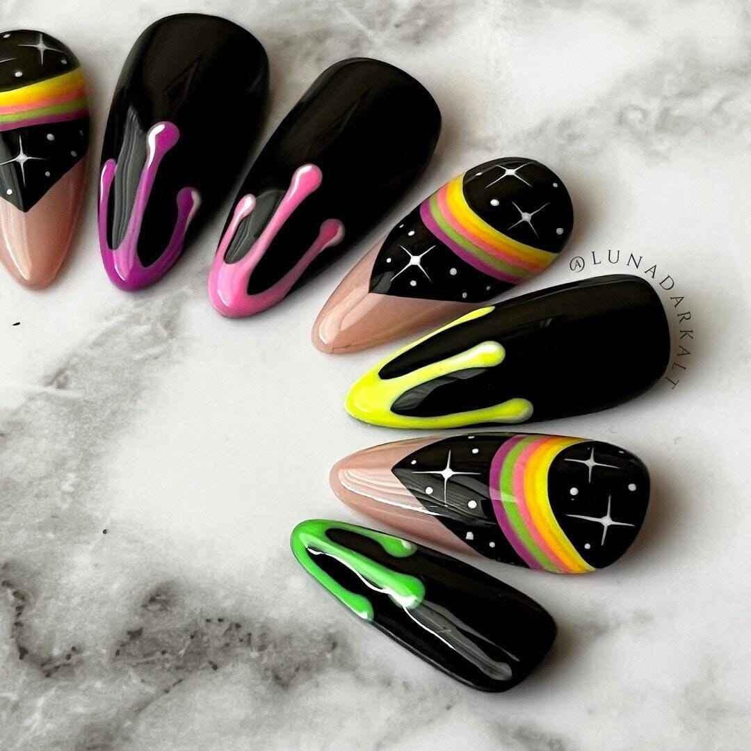 Neon Space Rainbow