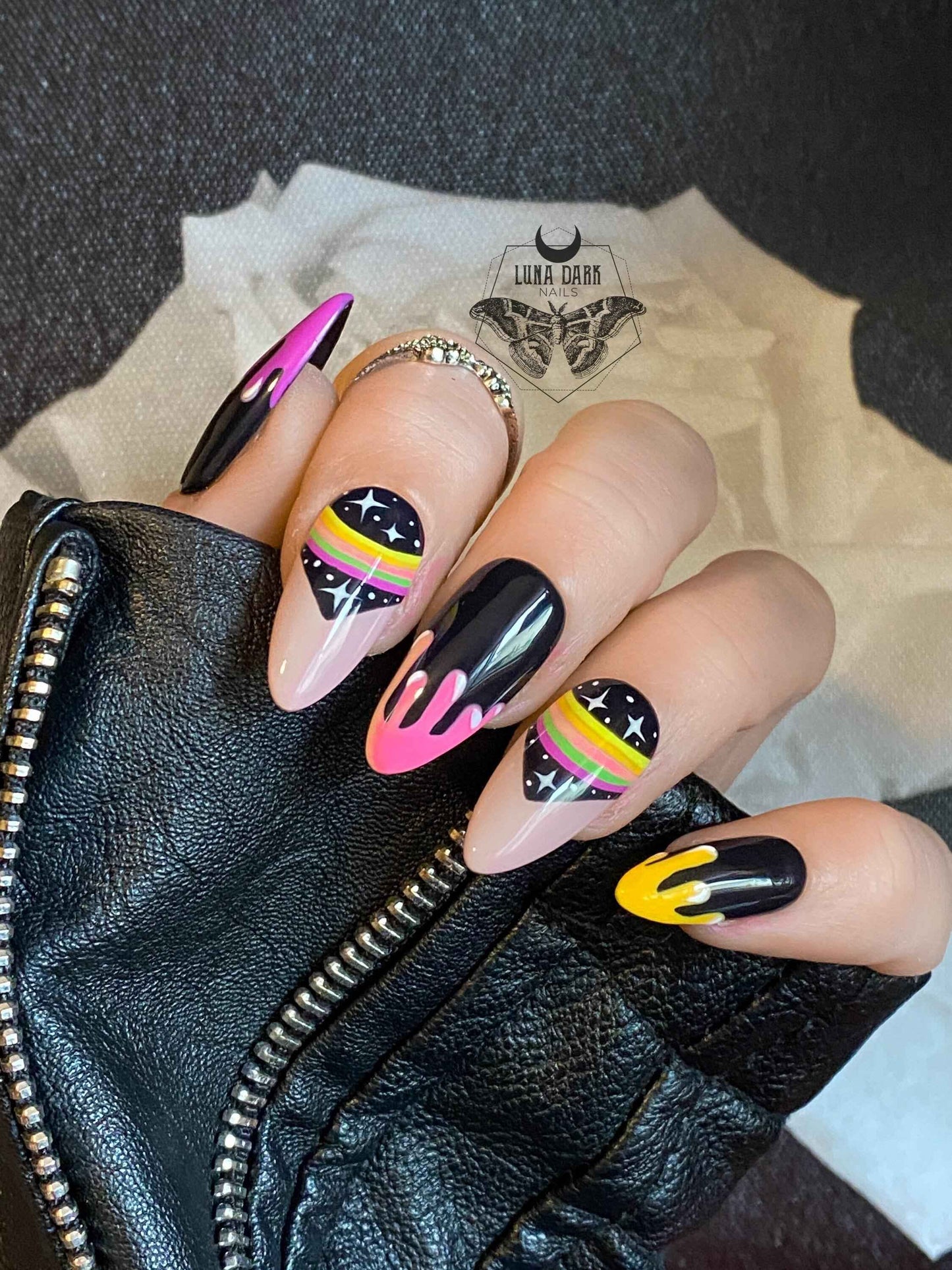 Neon Space Rainbow