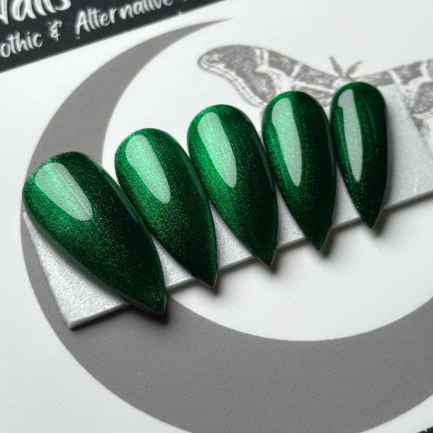 Green Christmas Glass