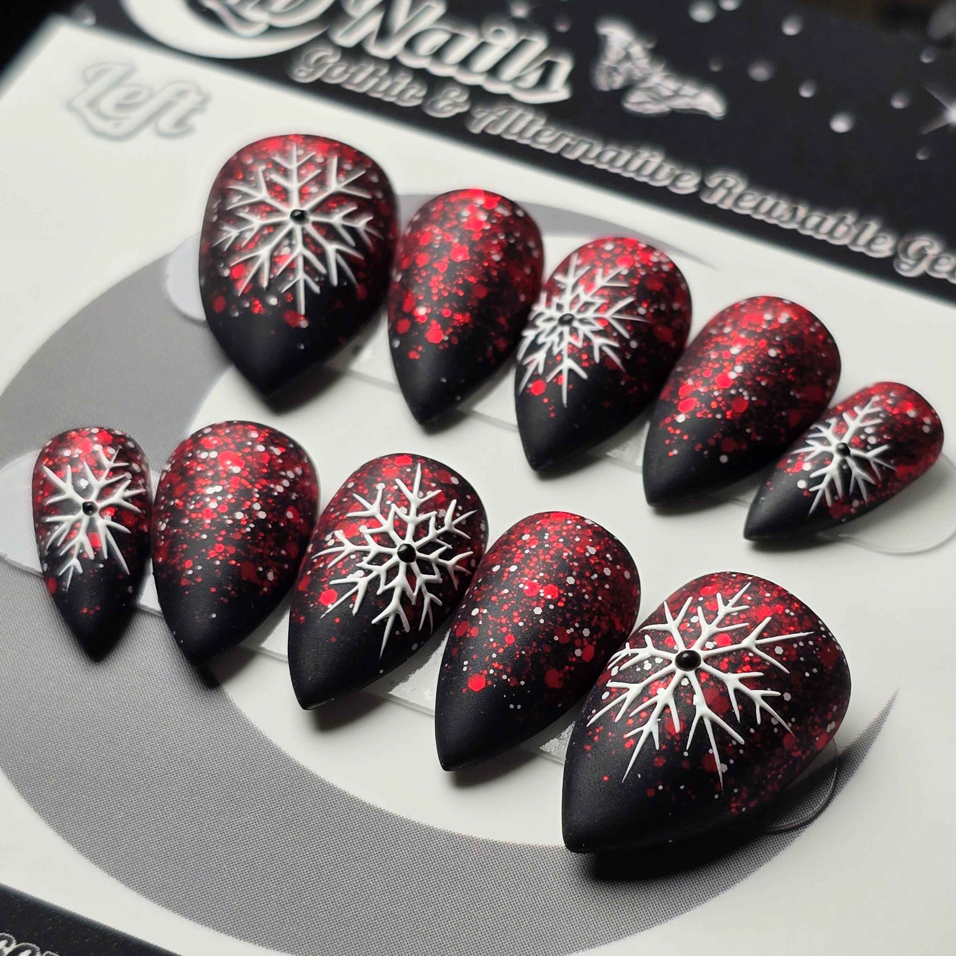 Crimson Snowfall