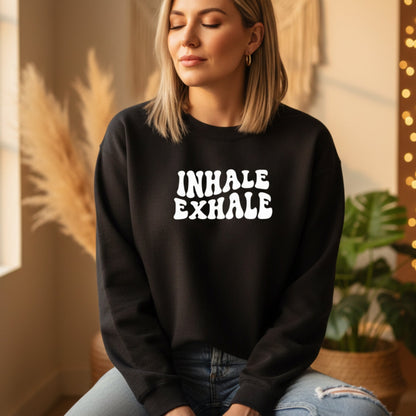 Inhale Exhale Pullover Yoga Sweatshirt
