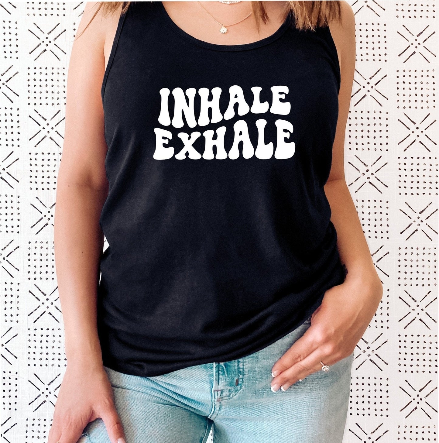 Inhale Exhale Yoga Tank Top