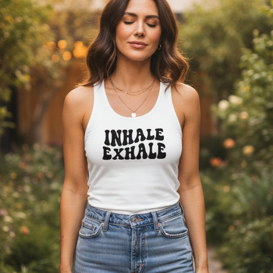 Inhale Exhale Yoga Tank Top