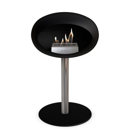 Le Feu Steel Low Dome <br>Black