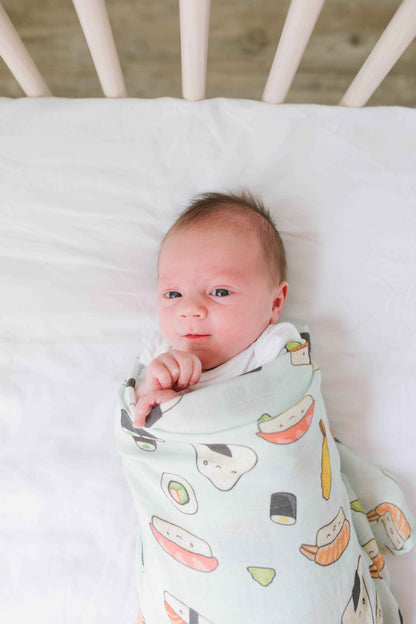 Muslin Swaddle - Sushi
