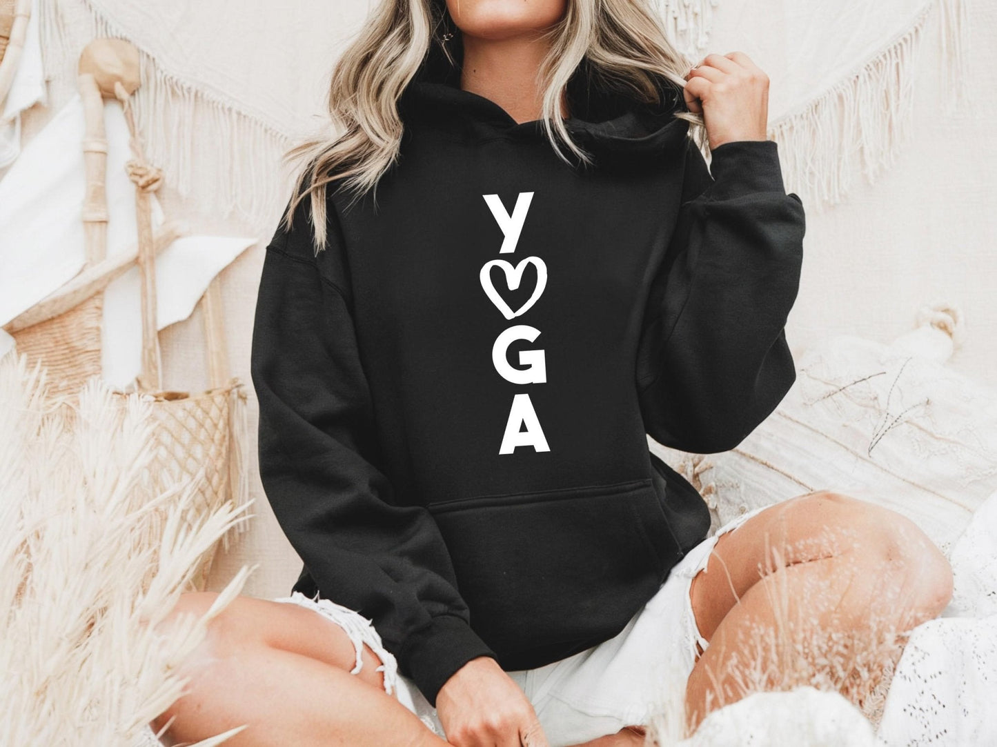 Love Yoga Pullover Hoodie