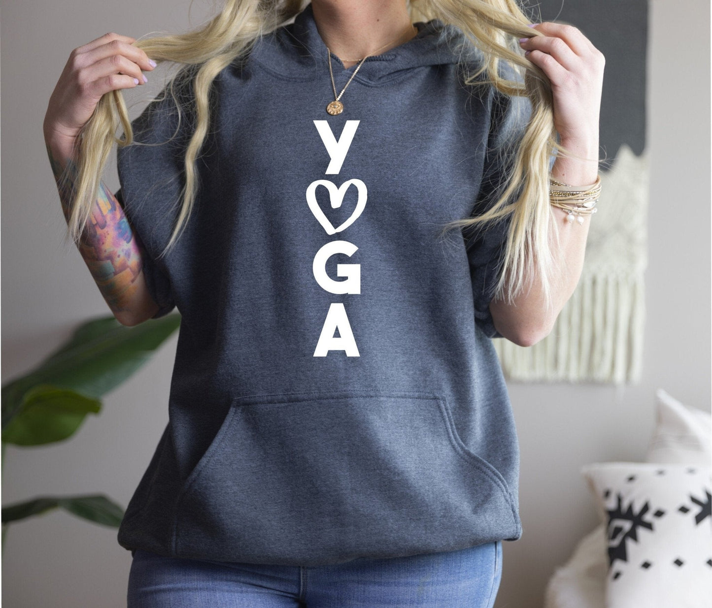 Love Yoga Pullover Hoodie