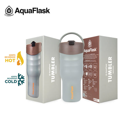 Aqua Flask Becher – Vakuumisolierter Reisebecher aus Edelstahl 887ml (30 oz)