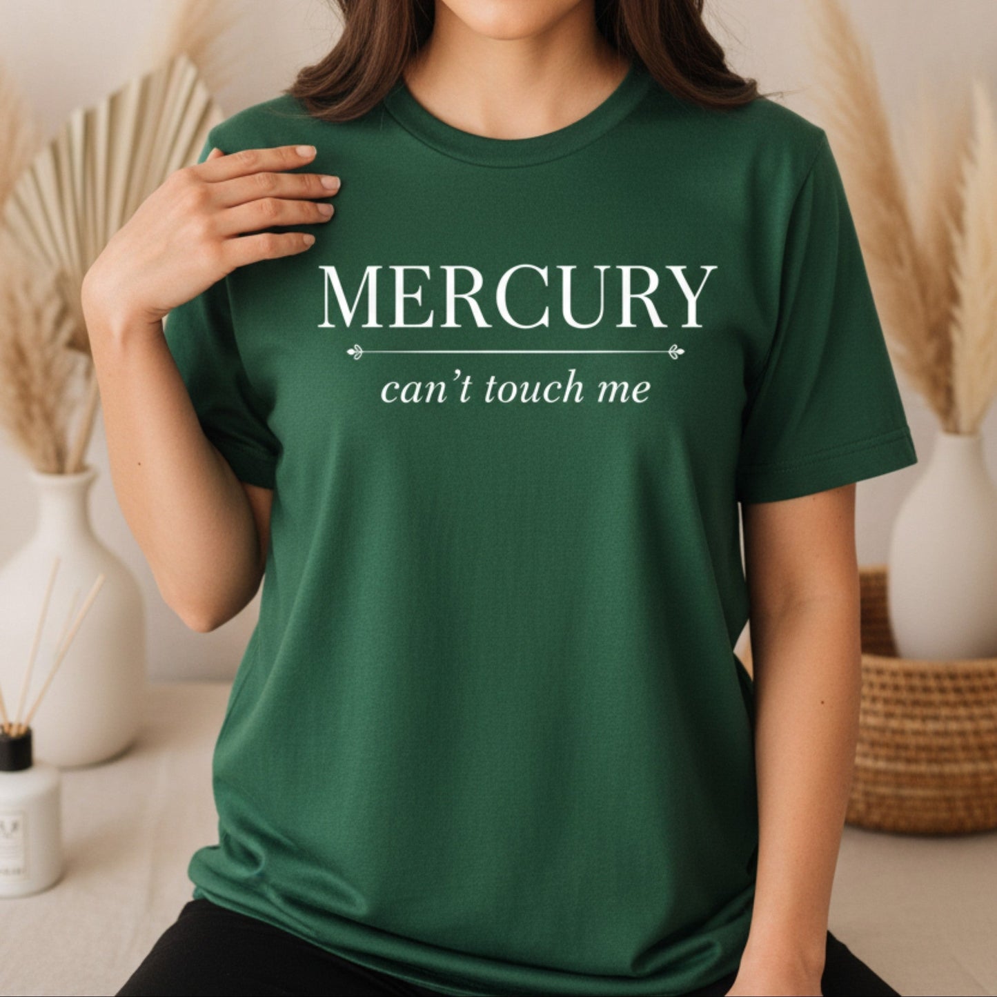 Mercury Can't Touch Me T-Shirt | Astrology Tee for Women | Mercury Retrograde Gift