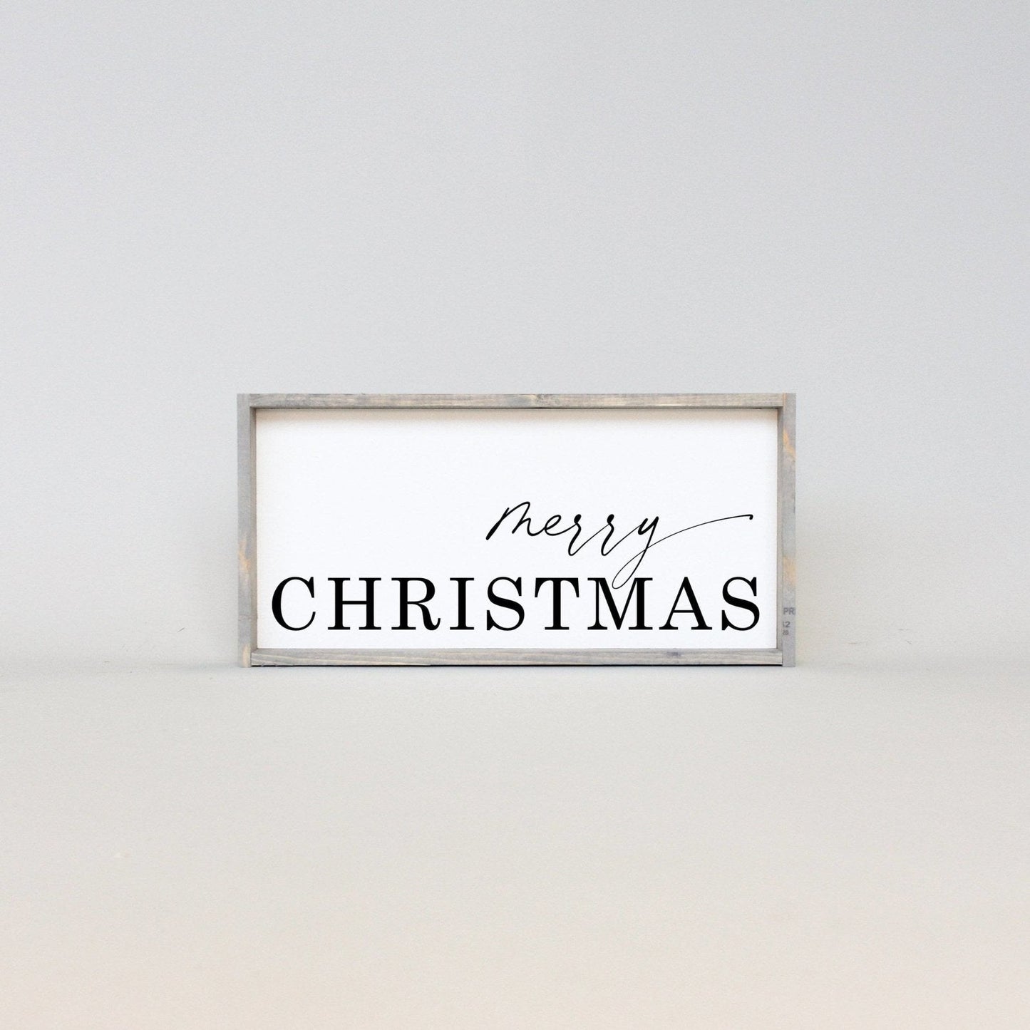 Merry Christmas Wood Sign
