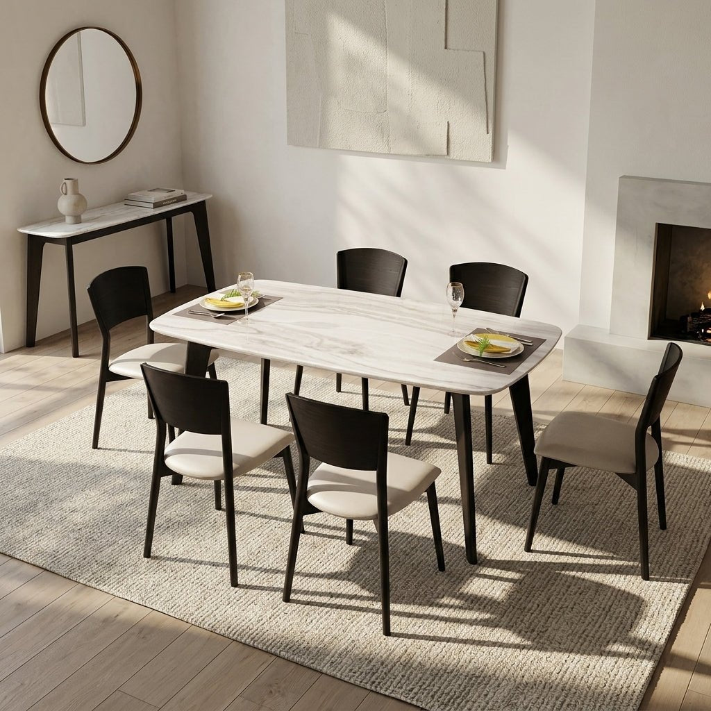 Monolith Noir Dining Set