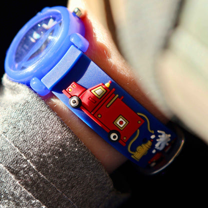 Montre pour enfant Camions de pompiers