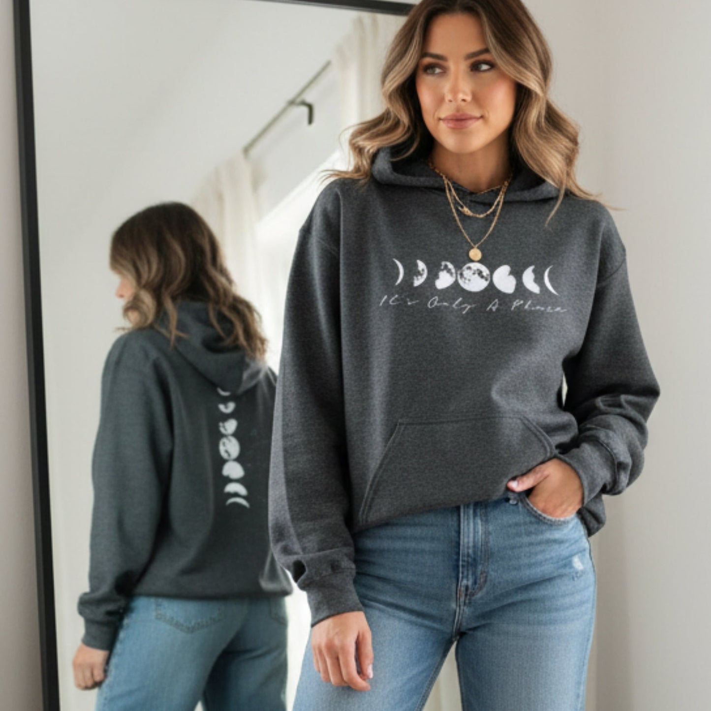 Moon Phases Hoodie - Its Only A Phase
