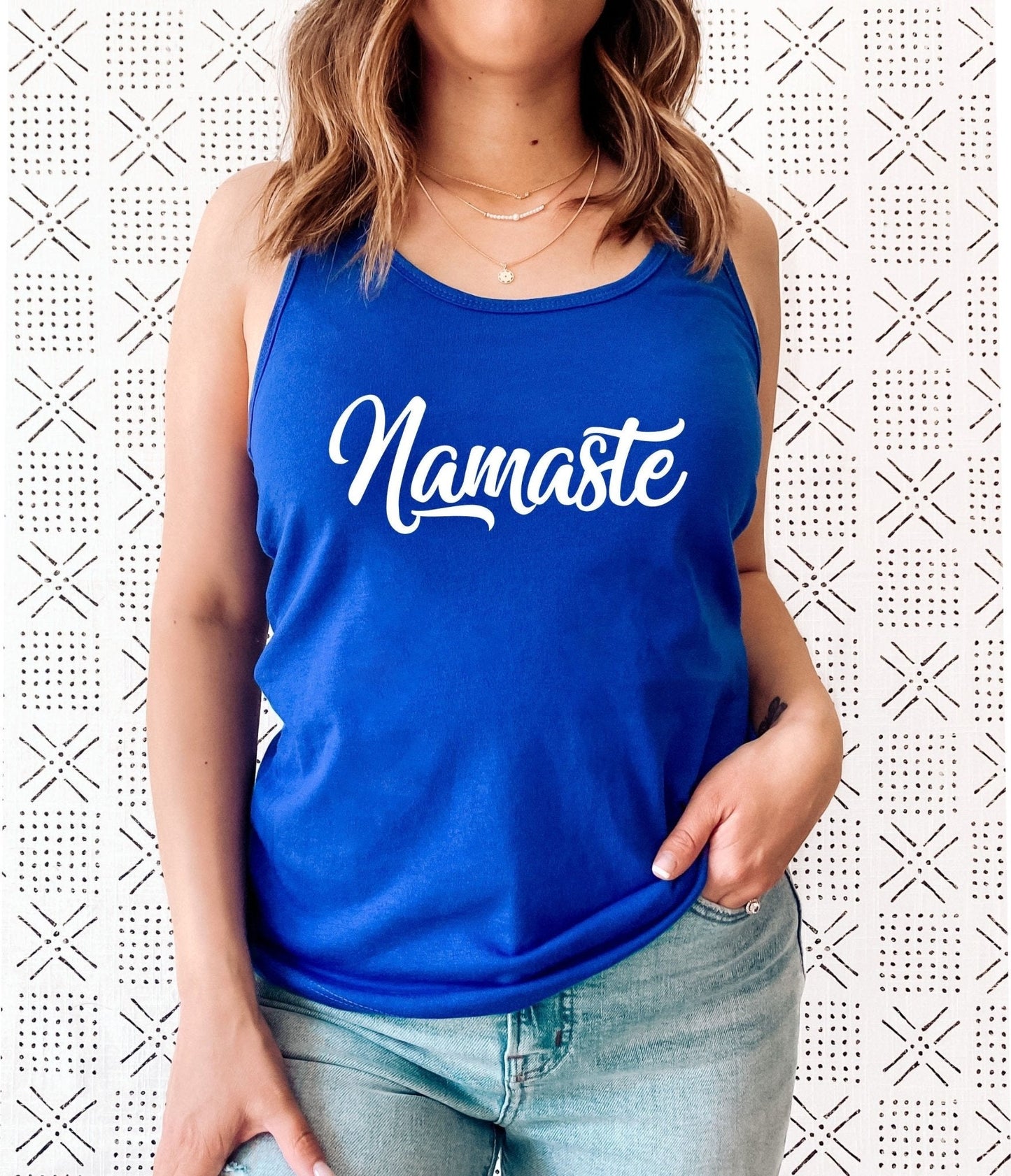 Namaste Racerback Tank Top