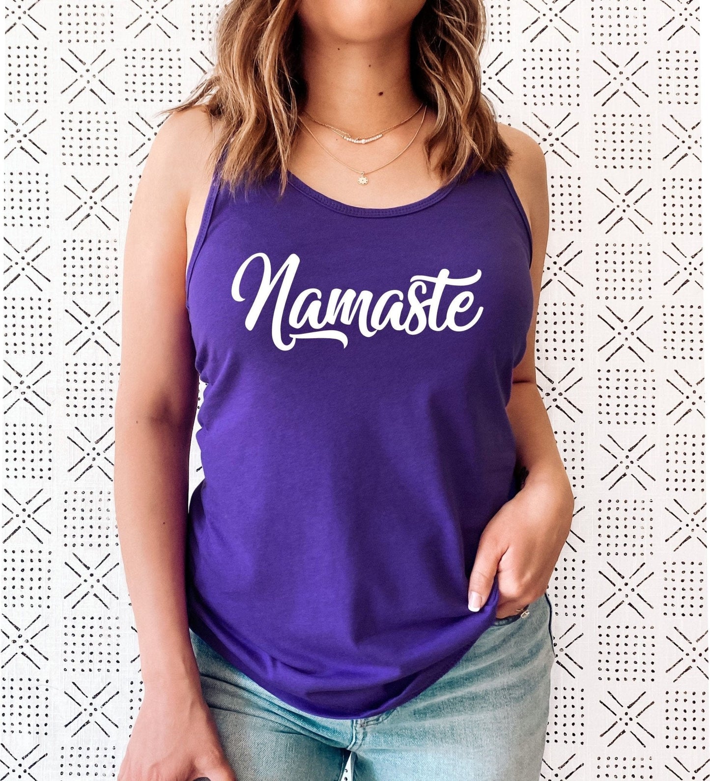 Namaste Racerback Tank Top