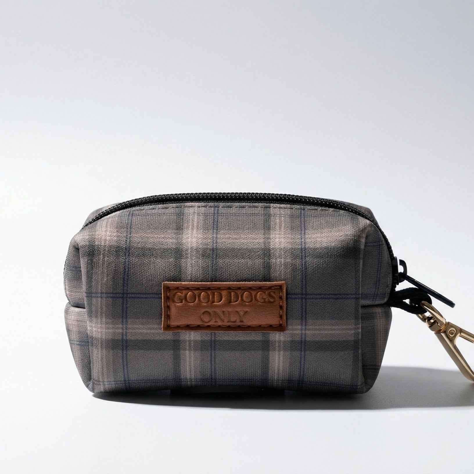 Plaid Waste Bag Holder