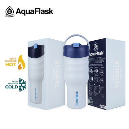 Aqua Flask Becher – Vakuumisolierter Reisebecher aus Edelstahl 887ml (30 oz)