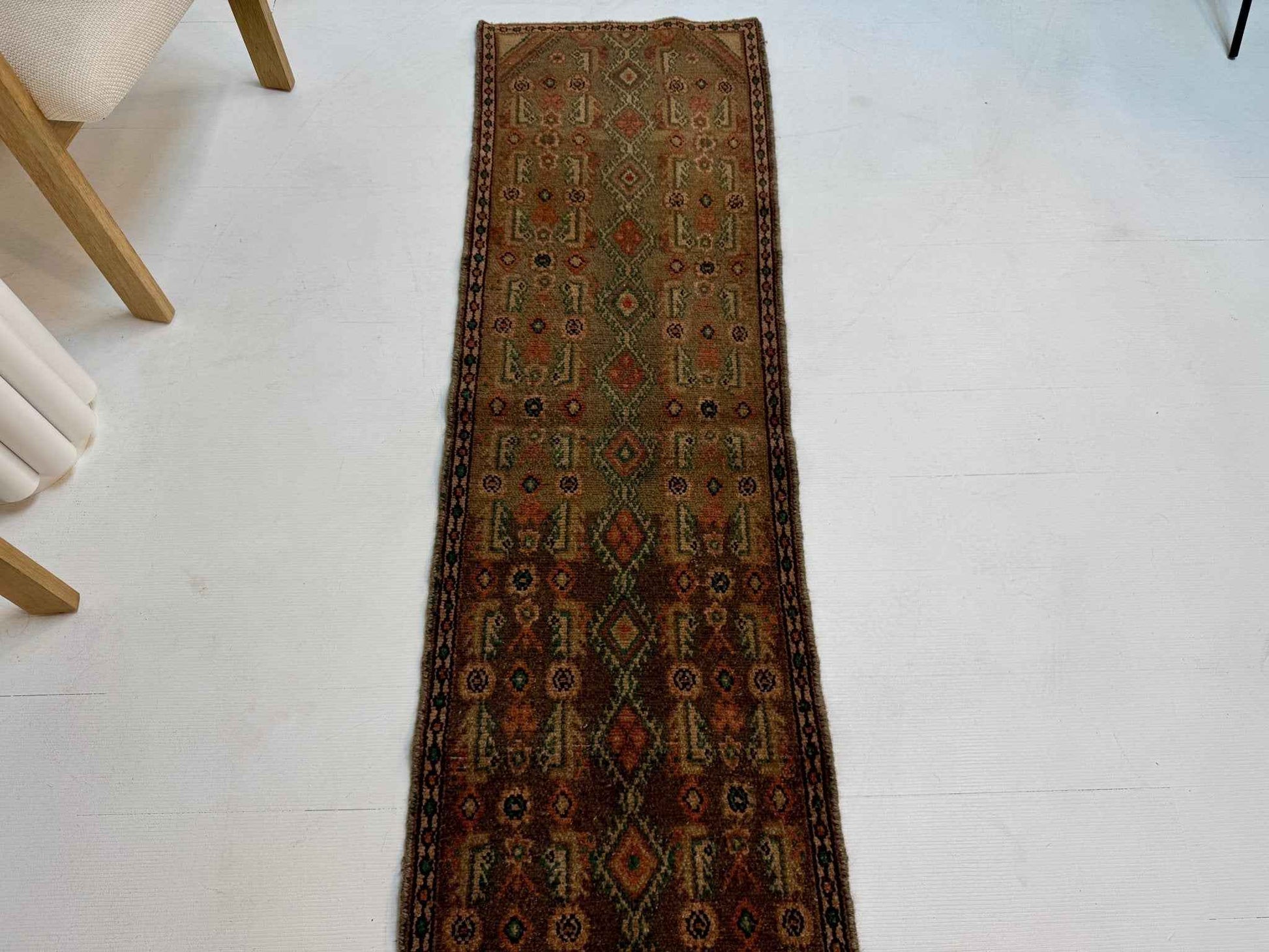 Persian Borujerd Runner Rug | 1' 10” x 6' 5"