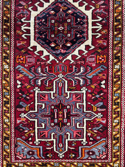 Persian Karaja Runner Rug | 3' 1" x 13'