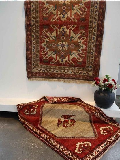 Persian Qashqai Gabbeh Rug | 3' 11" x 5' 2"