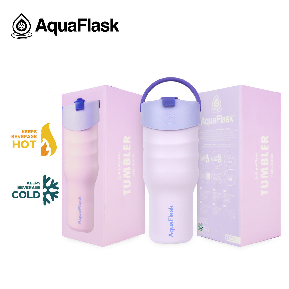 Aqua Flask Becher – Vakuumisolierter Reisebecher aus Edelstahl 887ml (30 oz)