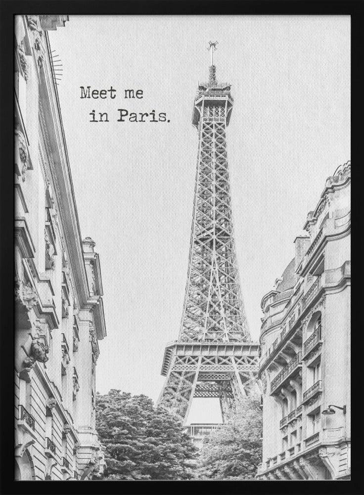 Wall art Meet me in Paris