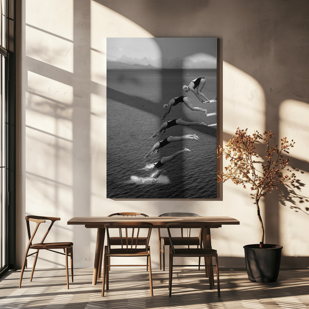 Wall art The beauty of diving