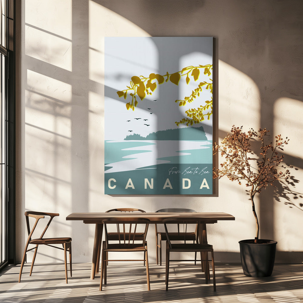 Wall art mellow anticipation Canadian Lakeland