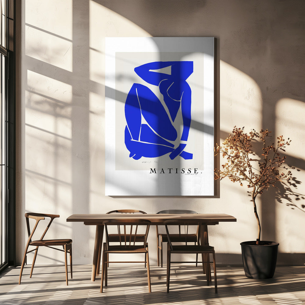 Wall art Nudo Blu III 1952 Boarder