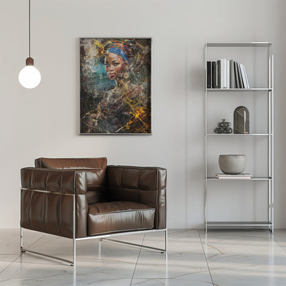 Wall art African Art Illustration Wallart 067