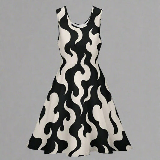 Puff Skater Dress