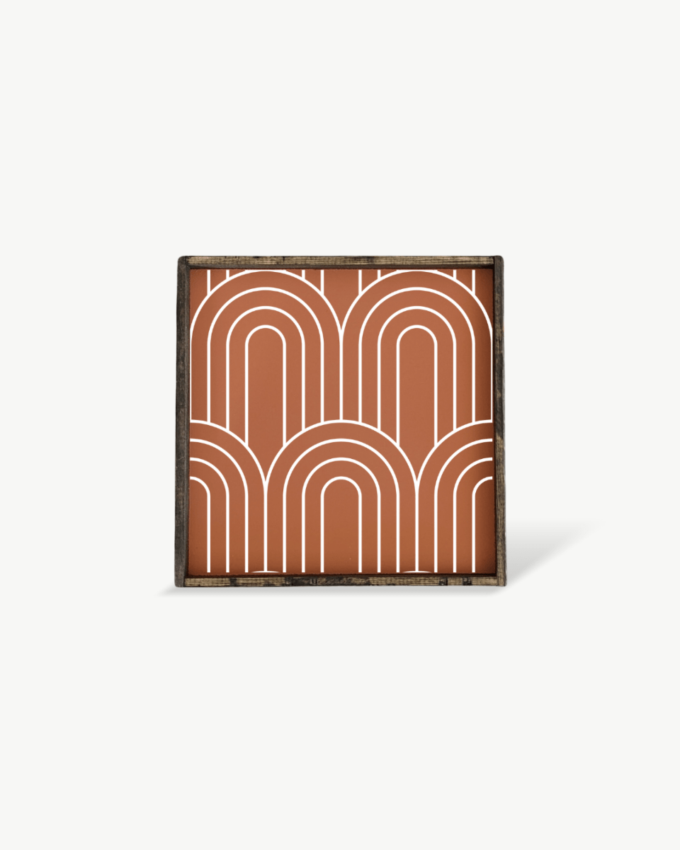 Rainbow Pattern Wood Sign