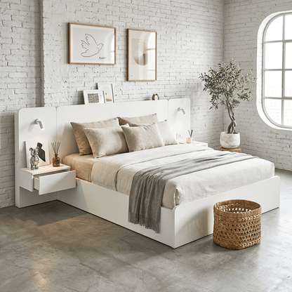 Rander 3-Piece Bedroom Set with Integrated Power & Reading Lamp