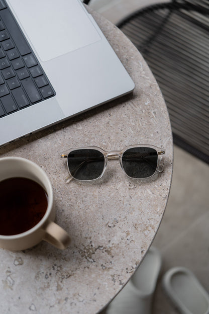 Ryan – Retro Square Keyhole Sunglasses | Bolero Eyewear