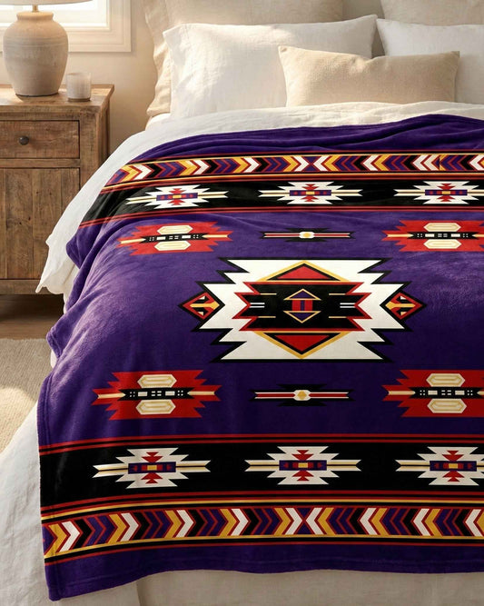ULTRA SOFT LUXURY PLUSH BLANKET (purple)